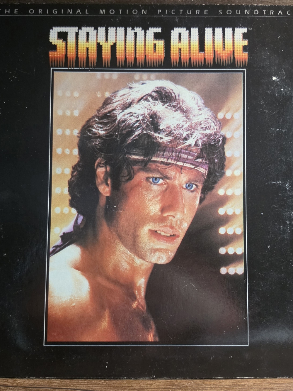 Bee Gees Staying Alive,1983,RS0 Records ,John Travolta Vinyl Record LP,